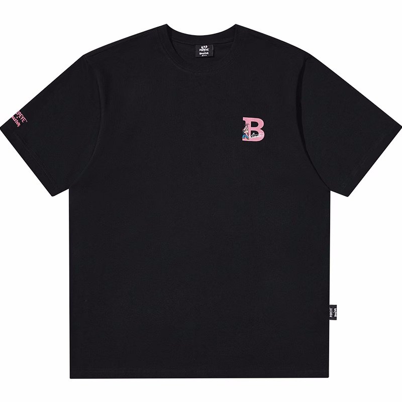 画像6: Unisex Popeye BEASTER poppy print T-Shirt   ポパイビースター プリント 半袖ラウンドネック Tシャツ ユニセックス 男女兼用 バンドT (6)