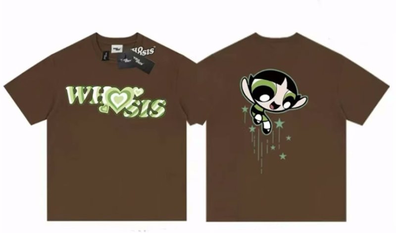 画像8: Unisex Powerpuff Girls & Hearts print  T-Shirt    パワパフガールズ&ハートプリント 半袖ラウンドネック Tシャツ ユニセックス 男女兼用  (8)
