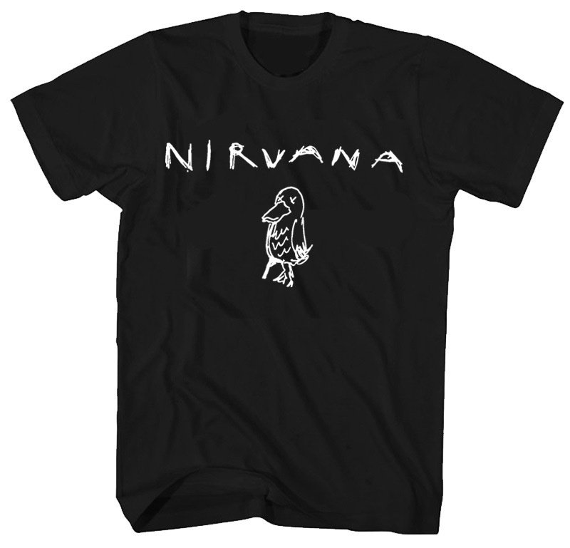画像5: Unisex Nirvana band hand-drawn retro rock t-shirt print  T-Shirt   ニルヴァーナ バンドイラスト レトロ ロックTシャツプリント 半袖ラウンドネック Tシャツ ユニセックス 男女兼用 バンドT (5)