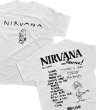 画像2: Unisex Nirvana band hand-drawn retro rock t-shirt print  T-Shirt   ニルヴァーナ バンドイラスト レトロ ロックTシャツプリント 半袖ラウンドネック Tシャツ ユニセックス 男女兼用 バンドT (2)