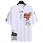 画像3: One Point Not Swoosh logo Printed Design Tee T shirt ユニセックス 男女兼用 ロゴ　プリント　Tシャツ　半袖 (3)