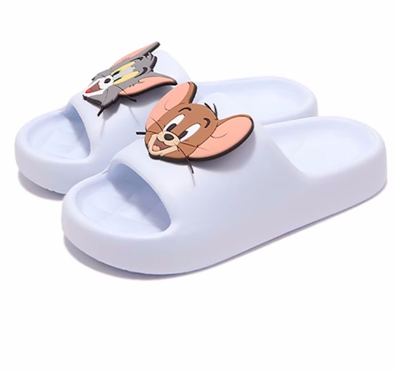 画像3: Unisex Tom and Jerry Face Soft Sole Sandal Slippers  Beach sandals  ユニセックス男女兼用トムとジェリーフェイス付きノンスリップフリップフロップ サンダル シャワー ビーチ サンダル (3)