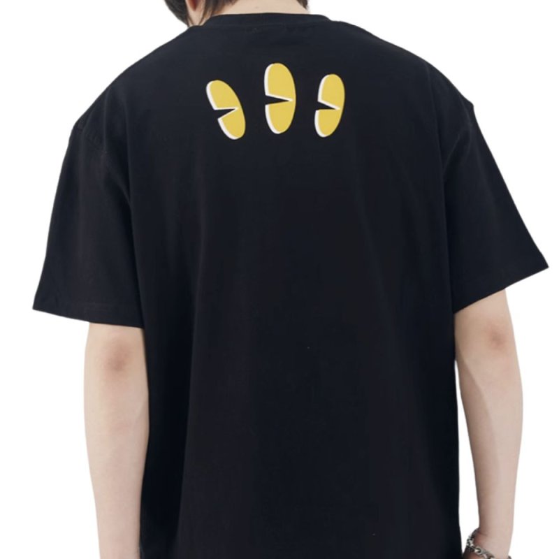 画像2: BLACK8MOB Mickey Black billiards Printed T-shirt T-shirts ユニセックス 男女兼用 ミッキー ビリヤード プリント半袖 Tシャツ (2)