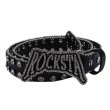 画像1: ROCKSTA  RCKST girls studded Belt ユニセックス 男女兼用  ロックスター バックル ベルト  (1)