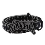画像1: ROCKSTA  RCKST girls studded Belt ユニセックス 男女兼用  ロックスター バックル ベルト  (1)