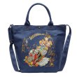 画像2: Disney Character Friends Denim Large Capacity Tote Shoulder Bag 　ディズニーキャラクターミッキーマウス仲間デニムラージキャパシティートートショルダー斜め掛けバッグ (2)