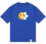 画像4: Unisex Graver Universal Smile & Flower Smilepainting art T-Shirt  グレイバーユニバーサルスマイル＆フラワースマイル アート 半袖ラウンドネック Tシャツ ユニセックス 男女兼用 (4)