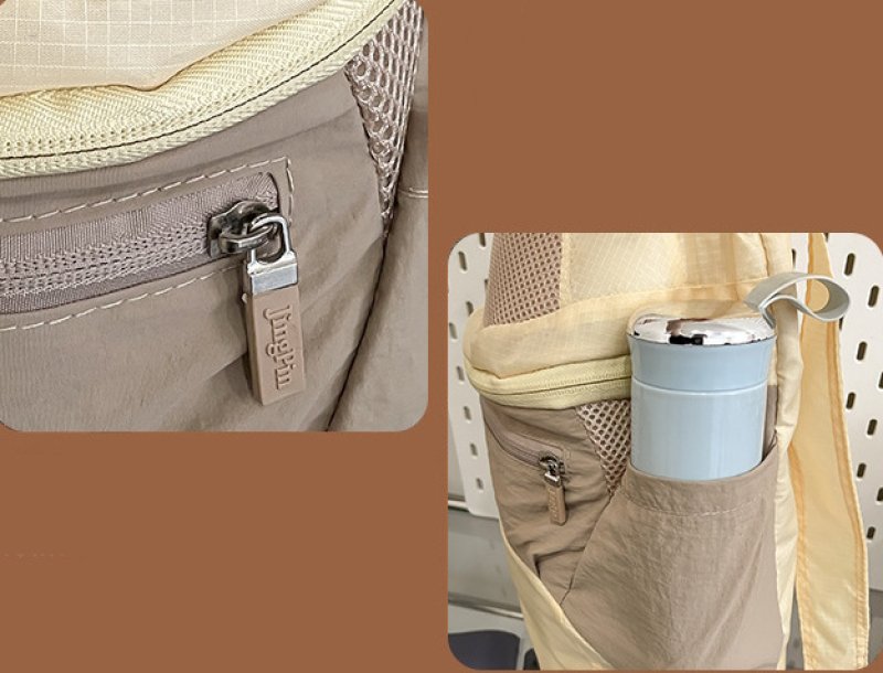 画像5: Lightweight simple backpack rucksack shoulder  bag  ユニセックス男女兼用ライトウェイトバックパック ショルダーリュック トートショルダー バッグ　 (5)