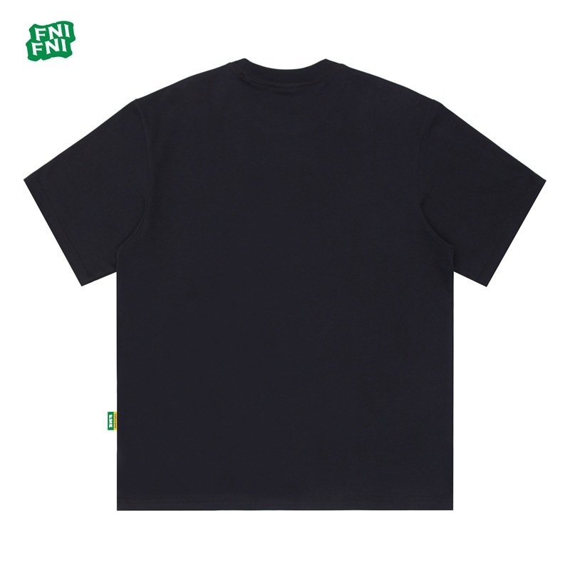 画像4: Unisex FNI illustration SnoopyT-Shirt   FNIイラストスヌーピープリント 半袖ラウンドネック Tシャツ ユニセックス 男女兼用 (4)