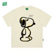 画像3: Unisex FNI illustration SnoopyT-Shirt  　FNIイラストスヌーピープリント 半袖ラウンドネック Tシャツ ユニセックス 男女兼用 (3)