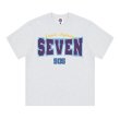 画像3: Unisex Dalaiinfinity SEVEN 90S logo T-Shirt  　Dalaiinfinity SEVEN 90Sセブンロゴプリント 半袖ラウンドネック Tシャツ ユニセックス 男女兼用 (3)