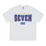 画像3: Unisex Dalaiinfinity SEVEN 90S logo T-Shirt  　Dalaiinfinity SEVEN 90Sセブンロゴプリント 半袖ラウンドネック Tシャツ ユニセックス 男女兼用 (3)
