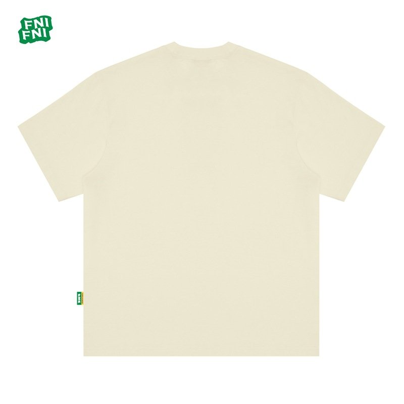 画像6: Unisex FNI illustration SnoopyT-Shirt   FNIイラストスヌーピープリント 半袖ラウンドネック Tシャツ ユニセックス 男女兼用 (6)