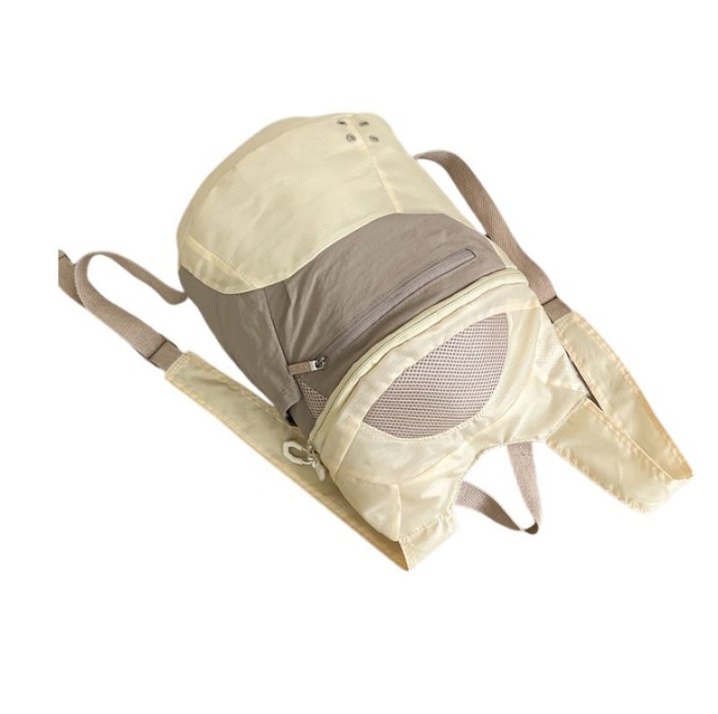 画像4: Lightweight simple backpack rucksack shoulder  bag  ユニセックス男女兼用ライトウェイトバックパック ショルダーリュック トートショルダー バッグ　 (4)