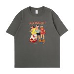画像8: Unisex Personality Nostalgic Children's Photos T-Shirt  　パーソナリティーノスタルジックガール＆ボーイフォトプリント 半袖ラウンドネック Tシャツ ユニセックス 男女兼用 (8)