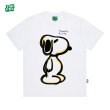 画像2: Unisex FNI illustration SnoopyT-Shirt  　FNIイラストスヌーピープリント 半袖ラウンドネック Tシャツ ユニセックス 男女兼用 (2)