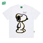 画像2: Unisex FNI illustration SnoopyT-Shirt  　FNIイラストスヌーピープリント 半袖ラウンドネック Tシャツ ユニセックス 男女兼用 (2)