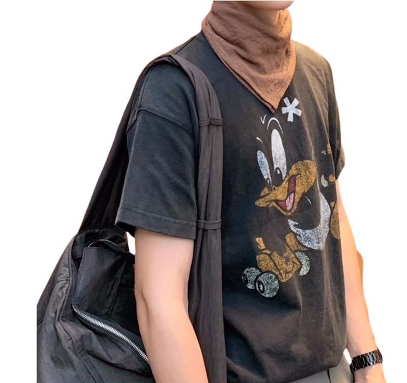 画像4: Unisex Baby Duck Vintage Style T-shirt  男女兼用 ユニセックス   ベビーダッグ&7ウォッシュド ヴィンテージ風 古着風 Tシャツ (4)