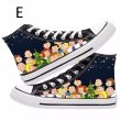 画像6: Snoopy & Snoopy friends high-top canvas lace-up sneakers Shoes　ユニセックス 男女兼用スヌーピー&スヌーピー仲間 ハイカットキャンバスレースアップスニーカー (6)