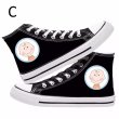 画像4: Snoopy & Snoopy friends high-top canvas lace-up sneakers Shoes　ユニセックス 男女兼用スヌーピー&スヌーピー仲間 ハイカットキャンバスレースアップスニーカー (4)