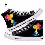 画像7: Snoopy & Snoopy friends high-top canvas lace-up sneakers Shoes　ユニセックス 男女兼用スヌーピー&スヌーピー仲間 ハイカットキャンバスレースアップスニーカー (7)