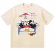 画像2: Unisex Sleepy Mickey Retro Print T-shirt　 男女兼用 ユニセックス スリーピーミッキーマウスTシャツ (2)