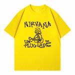 画像3: Unisex Nirvana graffiti portrait print T-Shirt  　 ニルヴァーナグラフィックポートレート半袖ラウンドネック Tシャツ ユニセックス 男女兼用バンドT (3)