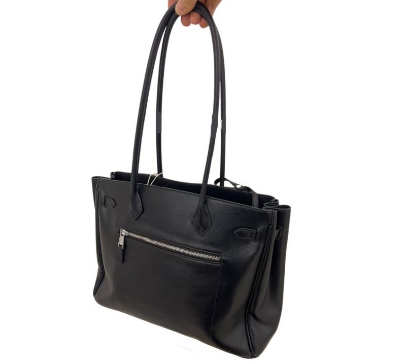 画像4: Long Handle Leather Graffiti Graphic & Logo Platinum  Large Capacity Tote Shoulder Bag 　ロングハンドルレザー落書きグラフィック&ロゴプラチナラージキャパシティートートショルダーバッグ (4)