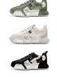 画像4: Breathable lace-up bicolor sneakers Shoes　ユニセックス 男女兼用メッシュ&レザーバイカラーレースアップスニーカー (4)
