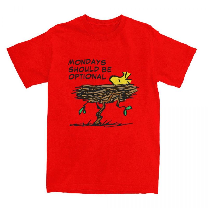 画像9: Unisex Snoopy's friend Peanuts Woodstockprint T-shirt　 男女兼用 ユニセックススヌーピー仲間ピーナッツ・ウッドストックプリント半袖Tシャツ (9)