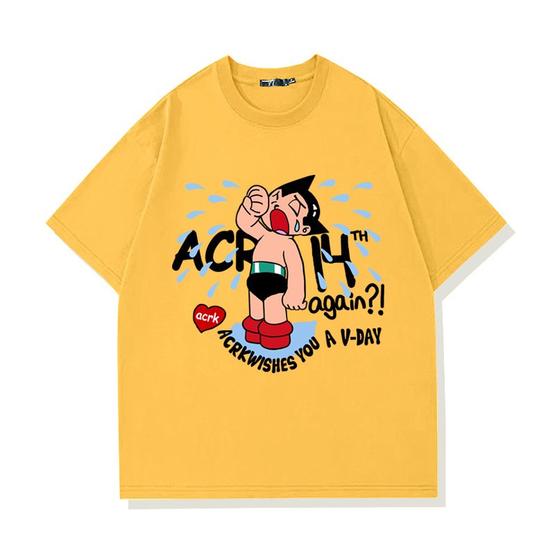画像7: Unisex Crying Classic Astro Boy print T-Shirt  　 クラシッククライングアトムアストロボーイ半袖ラウンドネック Tシャツ ユニセックス 男女兼用 (7)