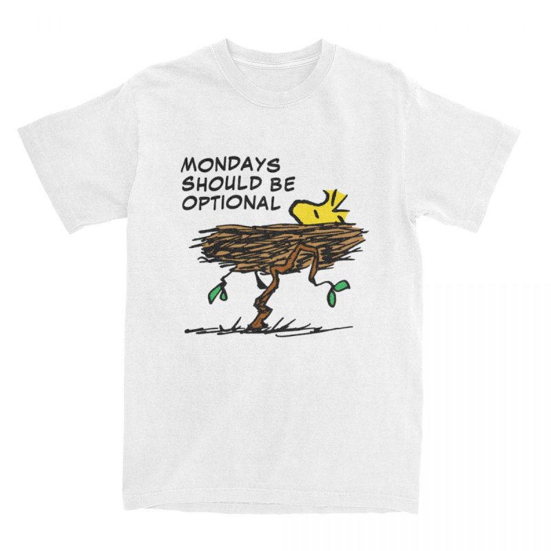 画像2: Unisex Snoopy's friend Peanuts Woodstockprint T-shirt　 男女兼用 ユニセックススヌーピー仲間ピーナッツ・ウッドストックプリント半袖Tシャツ (2)
