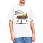 画像11: Unisex Snoopy's friend Peanuts Woodstockprint T-shirt　 男女兼用 ユニセックススヌーピー仲間ピーナッツ・ウッドストックプリント半袖Tシャツ (11)