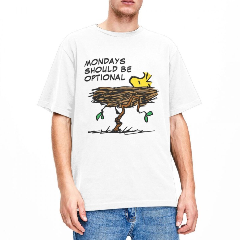 画像11: Unisex Snoopy's friend Peanuts Woodstockprint T-shirt　 男女兼用 ユニセックススヌーピー仲間ピーナッツ・ウッドストックプリント半袖Tシャツ (11)