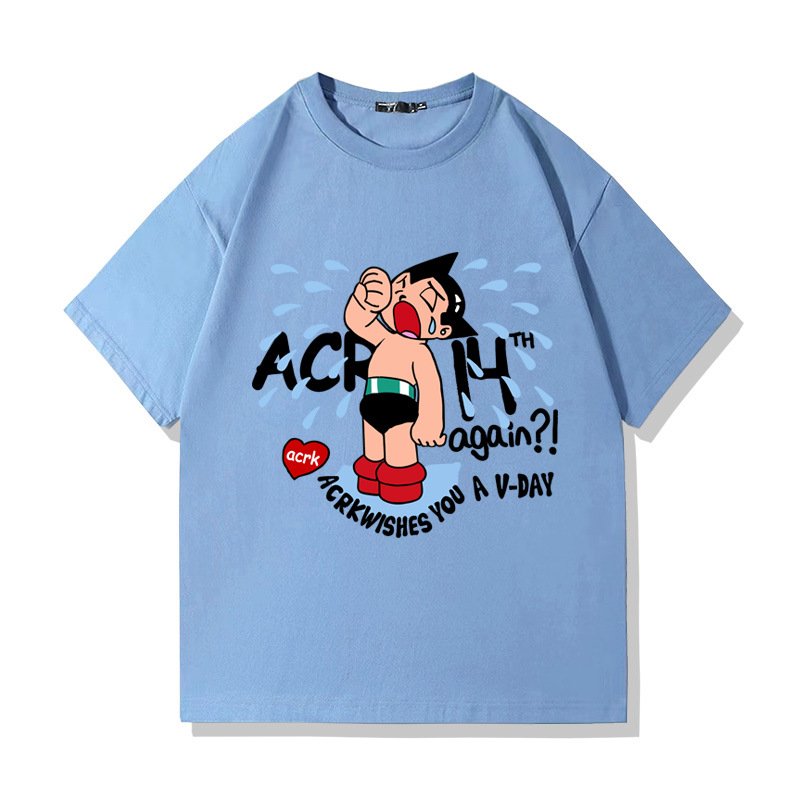 画像8: Unisex Crying Classic Astro Boy print T-Shirt  　 クラシッククライングアトムアストロボーイ半袖ラウンドネック Tシャツ ユニセックス 男女兼用 (8)