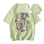 画像4: Unisex Tom and jerry Tom print short sleeve T-shirt  ユニセックス 男女兼用 トムとジェリー トム　プリント半袖Tシャツ (4)