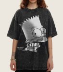 画像6: Unisex Pink Floyd x The Simpsons Bart Simpson T-shirt　 男女兼用 ユニセックスピンク・フロイド×シンプソンズ　バートシンプソンプリント半袖Tシャツ (6)