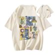 画像1: Unisex Tom and jerry Tom print short sleeve T-shirt  ユニセックス 男女兼用 トムとジェリー トム　プリント半袖Tシャツ (1)