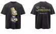 画像1: Unisex Simpson Heavy Wash Old Graffiti Short Sleeve T-Shirt　 男女兼用 ユニセックスシンプソンヘビーウォッシュ オールドグラフィティ  半袖Tシャツ  (1)