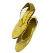 画像1: Women's Sheepskin Mesh Flat Pumps 　シープスキンメッシュ フラット パンプス シューズ  (1)