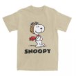 画像4: Unisex Peanuts Snoopy Flying Ace T-shirt short sleeve T-shirt  ユニセックス 男女兼用 ピーナッツ スヌーピー フライングエース 　プリント半袖Tシャツ (4)