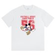 画像1: Unisex  Football Mickey Mouse Vintage style print T-shirt　 男女兼用 ユニセックスフットボールミッキーマウス ビンテージスタイルプリント半袖Tシャツ (1)