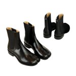 画像1: Mens Real Leather British tabi Boots shoes 本革 メンズ 男女兼用 イギリス調 ブリティッシュ 足袋 ブーツ シューズ (1)