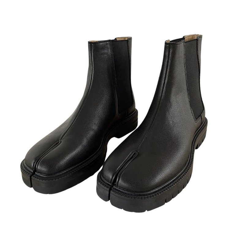 画像5: Mens Real Leather British tabi Boots shoes 本革 メンズ 男女兼用 イギリス調 ブリティッシュ 足袋 ブーツ シューズ (5)