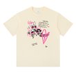 画像3: Unisex Powerful girl cyberpunk style print T-shirt　 男女兼用 ユニセックスパワフルガールサイバーパンクスタイルプリント半袖Tシャツ (3)