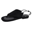 画像1: Flat colorblock leather thong sandals slippers　フラットカラーブロックレザートングサンダルスリッパ (1)