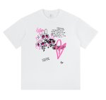 画像2: Unisex Powerful girl cyberpunk style print T-shirt　 男女兼用 ユニセックスパワフルガールサイバーパンクスタイルプリント半袖Tシャツ (2)