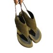 画像7: Flat colorblock leather thong sandals slippers　フラットカラーブロックレザートングサンダルスリッパ (7)
