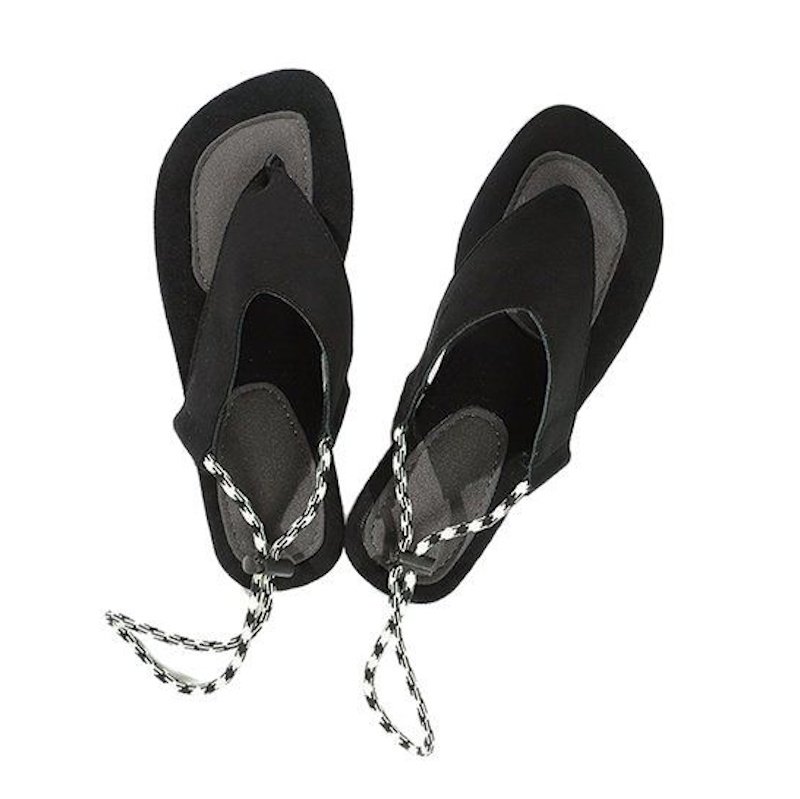 画像4: Flat colorblock leather thong sandals slippers　フラットカラーブロックレザートングサンダルスリッパ (4)
