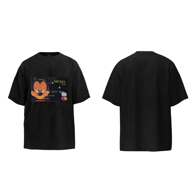 画像2: Unisex PUREY WR  Mickey Mouse Vintage Style print T-shirt　 男女兼用 ユニセックスピュリーWRミッキーマウスヴィンテージスタイルプリント半袖Tシャツ (2)